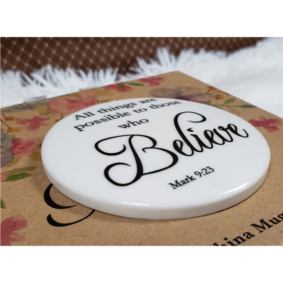 Home Essentials Believe Mark 9: 23 Mug Gift Set - Picture 3 of 6